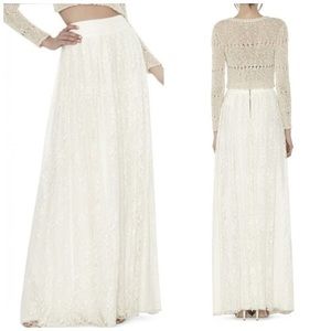 Alice & Olivia Lace Maxi Skirt NWOT